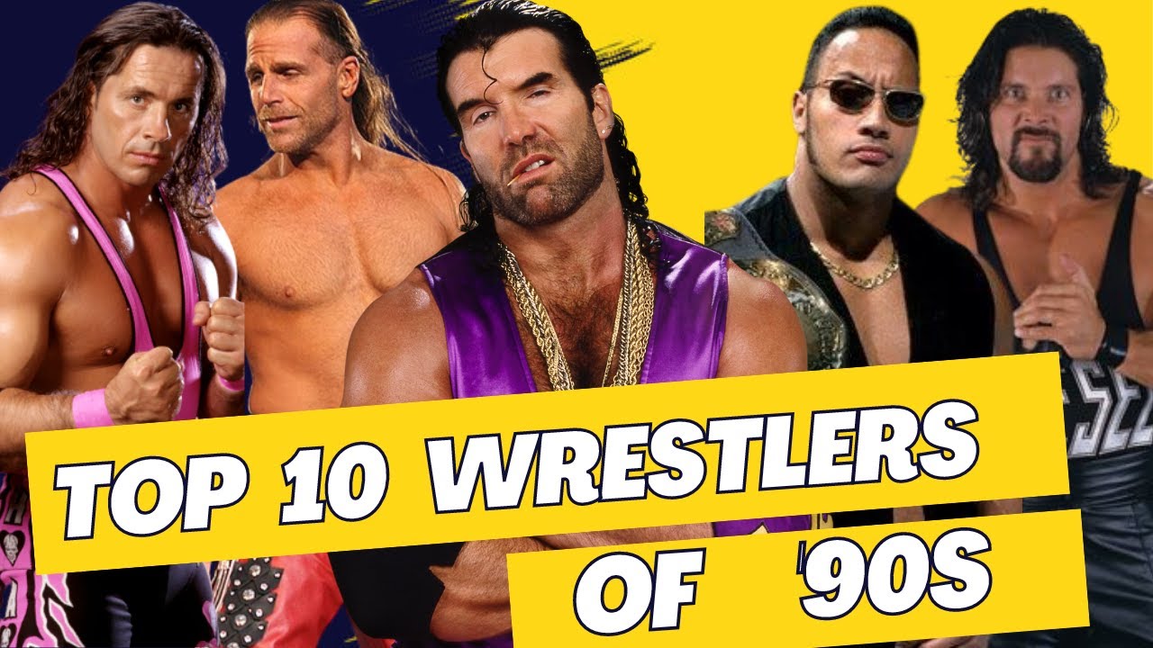 Top 10 Greatest Wrestlers of 90's The Golden Age of Wrestling