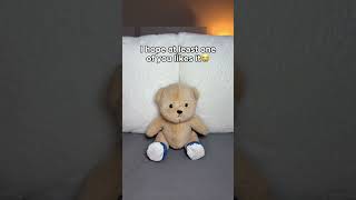 Do you like this plushie🥺#plushies #kawaii #teddybear #gift