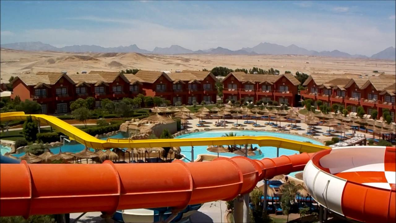 Jungle Aqua Park - Hurghada Egypt - Rutschenturm (Slides Tower) - YouTube