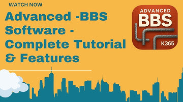 Bar Bending Schedule Made Easy - Complete BBS Guide & Features | K365 Advanced BBS