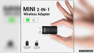 Mini Wireless Carplay Adapter Car Play Dongle Bluetooth Wifi Fast Connect Plug And Play For Oem