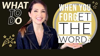 What to do When you Forget the Words to a Song