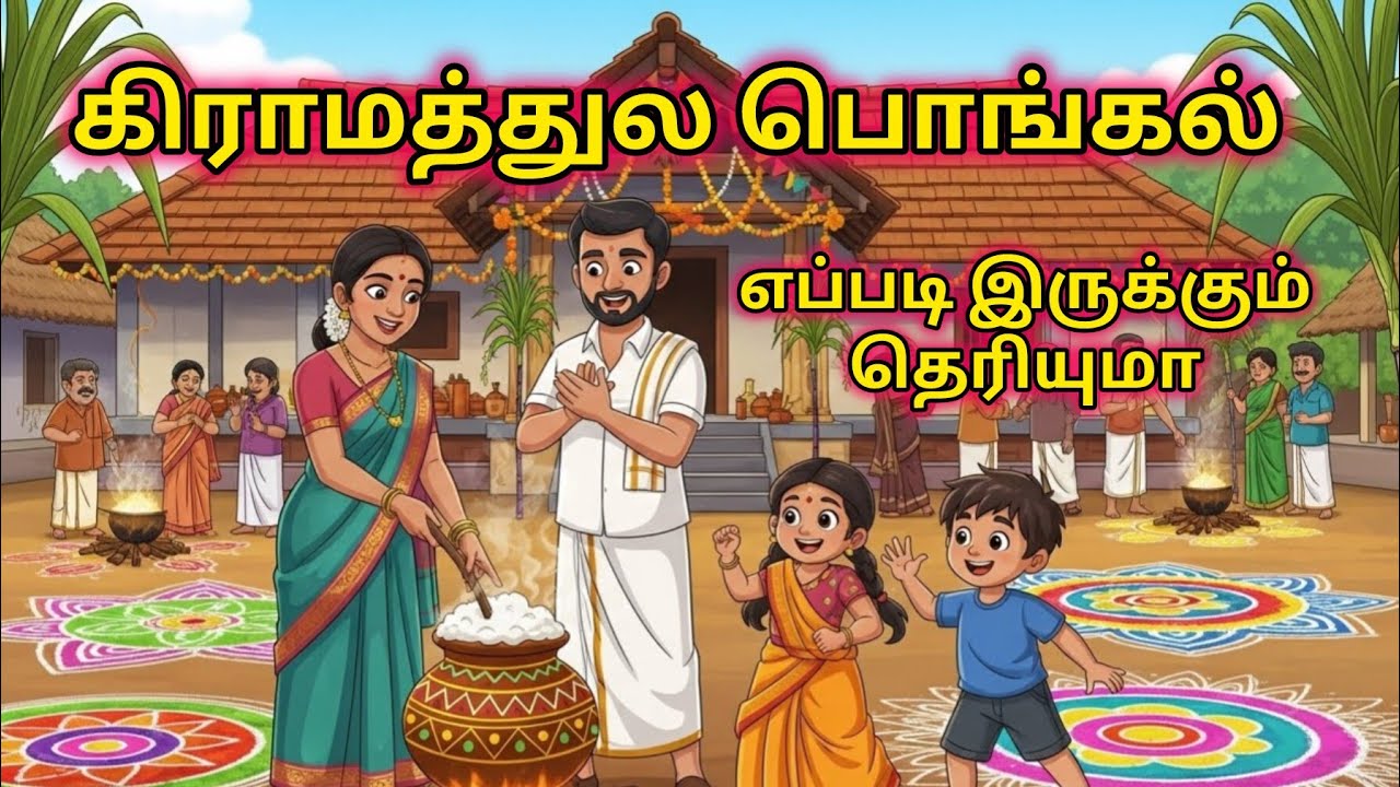 Tamil story - கிராமத்துப் பொங்கல் திருவிழா | 90's Pongal Story | மகிழ்ச்சியானா தருணங்கள் 
