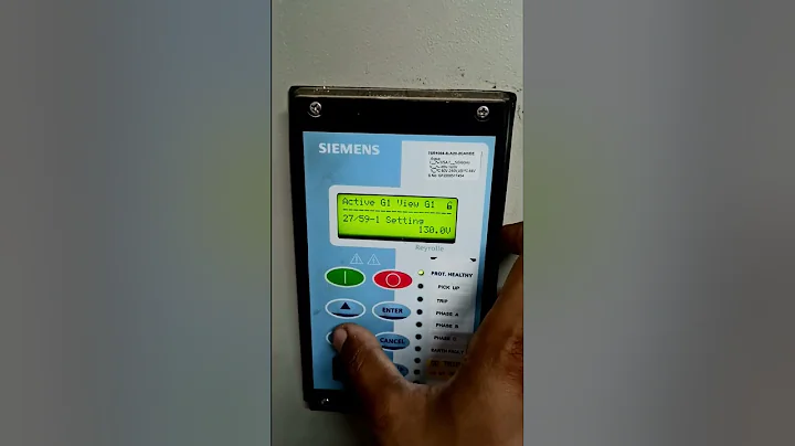 Voltage Protection Setting of 7SR1004 Relay (27/59) in 2 minutes ⌚| EZ CONFIG Series-1