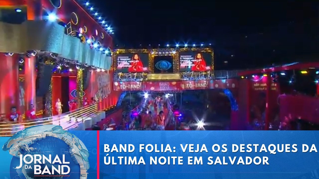 Band Folia acopanha a última noite de Carnaval de Salvador | Jornal da Band
