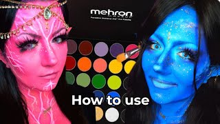 How to use the @MehronMakeupOfficial Paradise AQ 30 pan palette 🎨 BEGINNER FRIENDLY