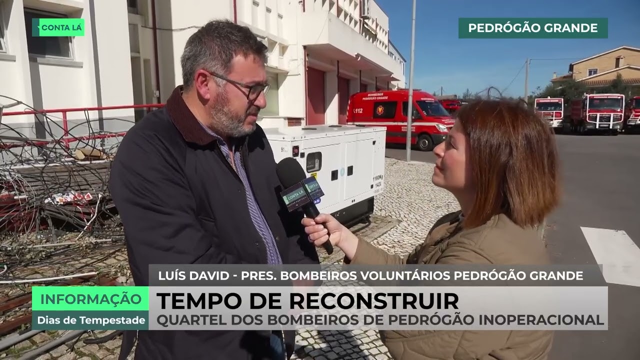 A dormir em tendas, bombeiros de Pedrógão Grande apelam a solução para quartel
