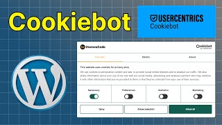How to Setup Cookie Consent Banner by Usercentrics | Cookiebot Tutorial 2025