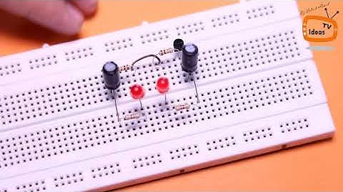 FLIP FLOP LED Flasher Circuit Using Transistor BC547 (Breadboard Tutorial)