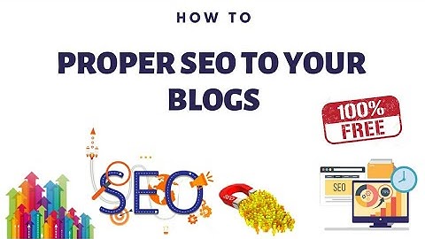 Basic SEO Settings on blogger for Free