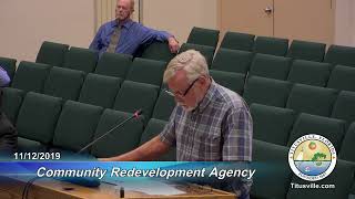Community Redevelopment Agency Meeting — 11/12/2019 - 5:30 p.m.