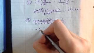 Write Rational Expressions in Lowest Terms