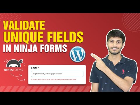 How To Validate Unique Fields In Ninja Forms