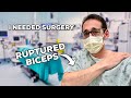 I Ruptured My Biceps | Surgery and Recovery