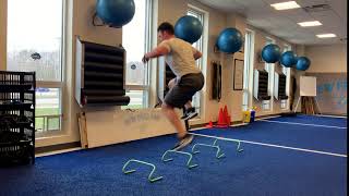 1 Leg Lateral Hurdle Hop Continuous