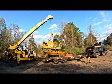 Dismantling a 30k lb Excavator for parts and scrap