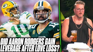 Did Aaron Rodgers Gain Leverage After Packers Loss With Jordan Love? | Pat McAfee Reacts