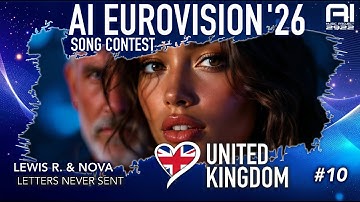 AI ESC 2026 | Entry#10 United Kingdom | Letters never sent (Lewis R  & Nova) | AI Music 2922