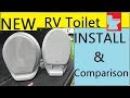 RV Toilet Upgrade Install and Comparison