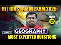 RI Geography Class 2025 | RI ARI Prelims Geography Expected Questions | by Rabi Sir
