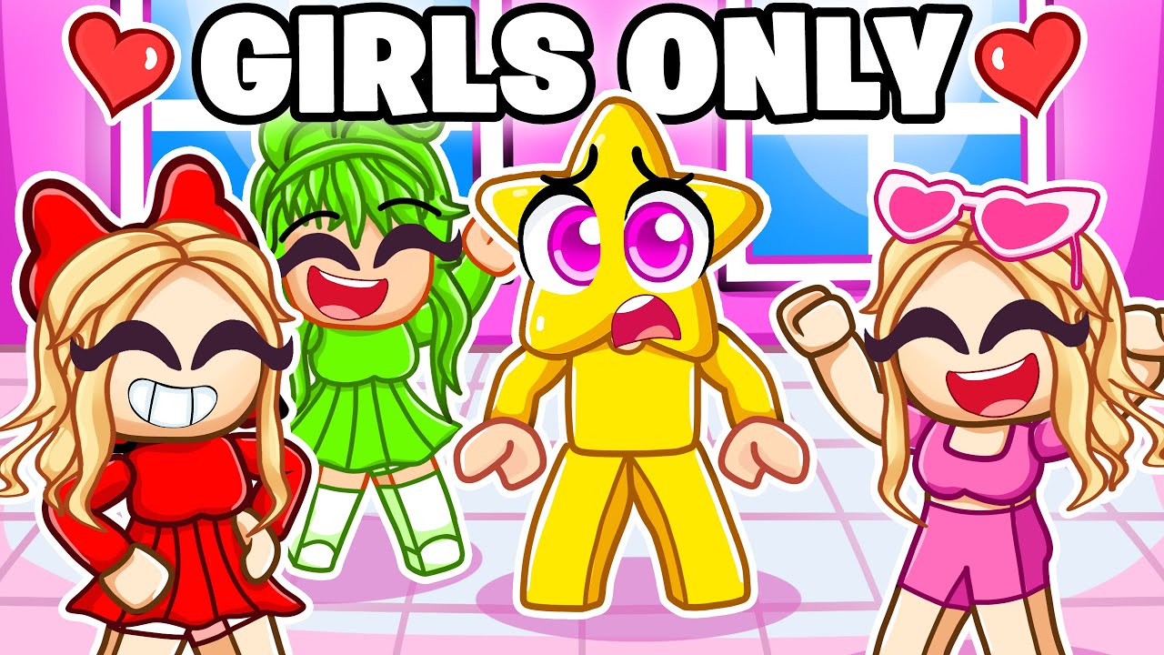 ONE BOY Stuck at GIRLS ONLY PARTY in Roblox!