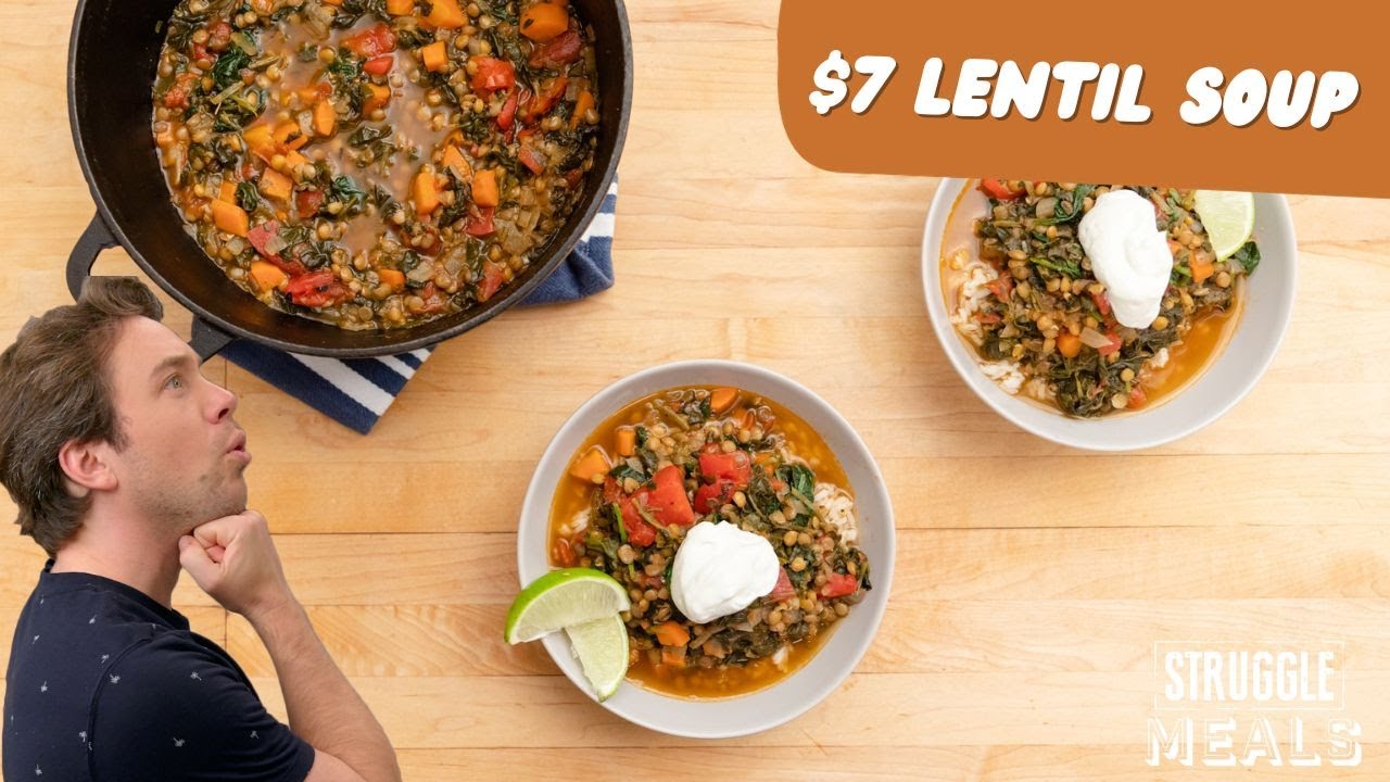 Чечевичный суп за 7 долларов: сытный и полезный суп по доступной цене