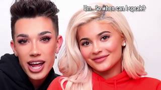 James Charles &amp; Kylie Jenner ANNOYING each other for 5 minutes STRAIGHT