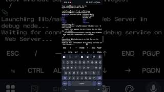 Running Flutter application in termux app #flutter #termux