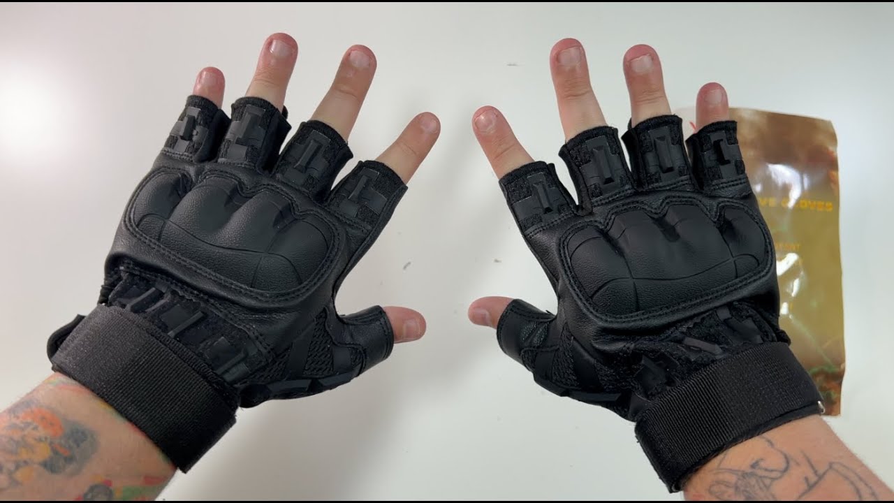 AXBXCX Tactical Fingerless Gloves Review
