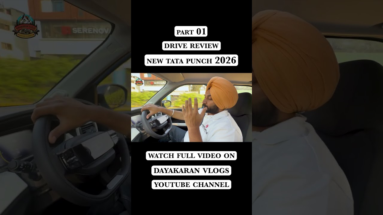 Part 01 Drive Review New TATA PUNCH 2026 | 1.2 Ltr Turbo Petrol Engine | Dayakaran Vlogs