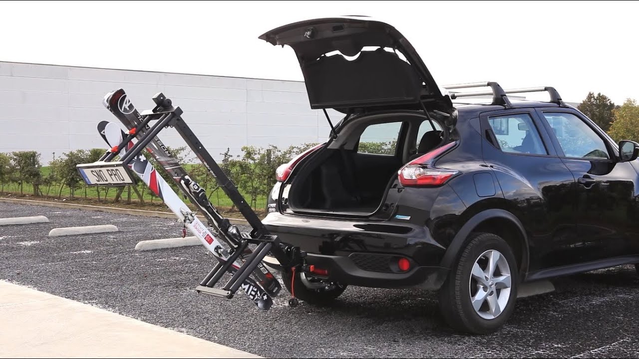 Porte ski sur attelage SNÖ-PRO