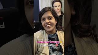Double Ear Piercing Done Successfully👂 #earpiercing #earpierced #booknow #viralreels #kolkata