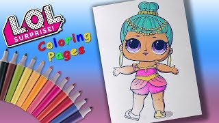 Theater Club Genie Lol Doll Coloringpages Forkids Learncolors With Lol Surprise Youtube