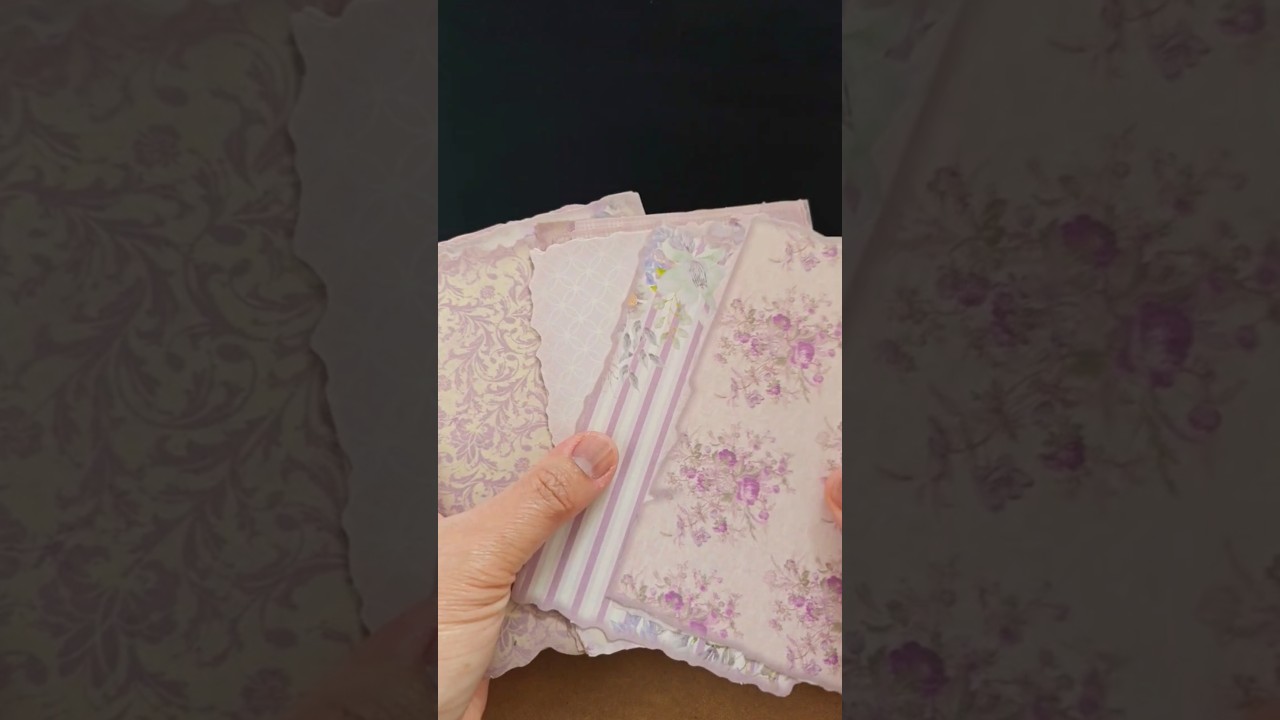 beautiful purple and pink themed ephemera 