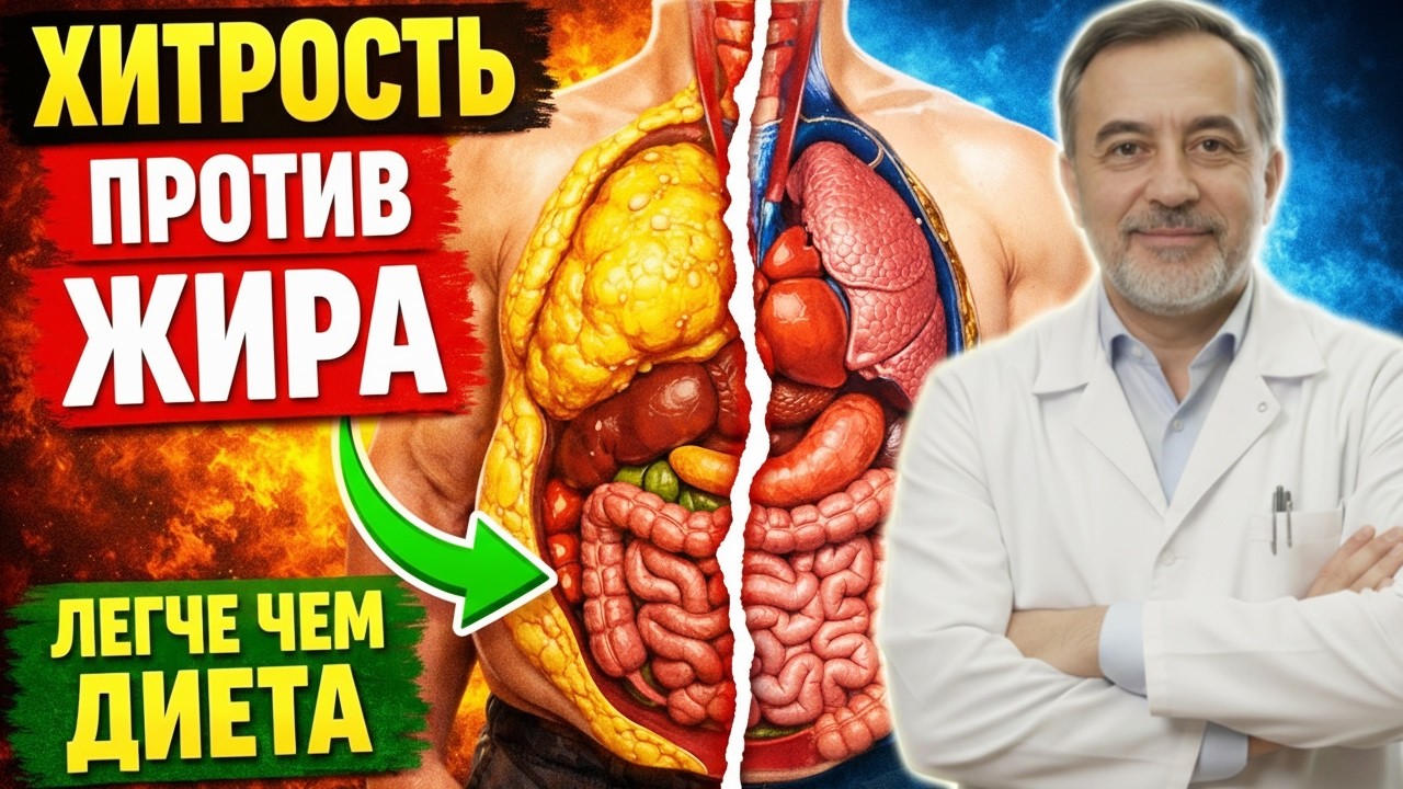 Как убрать висцеральный жир за 7 дней? Один шаг в день — и тело меняется изнутри!