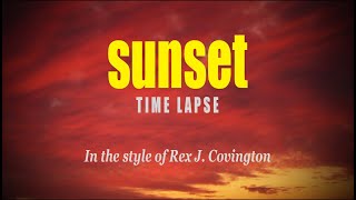 SUNSET TIME LAPSE.