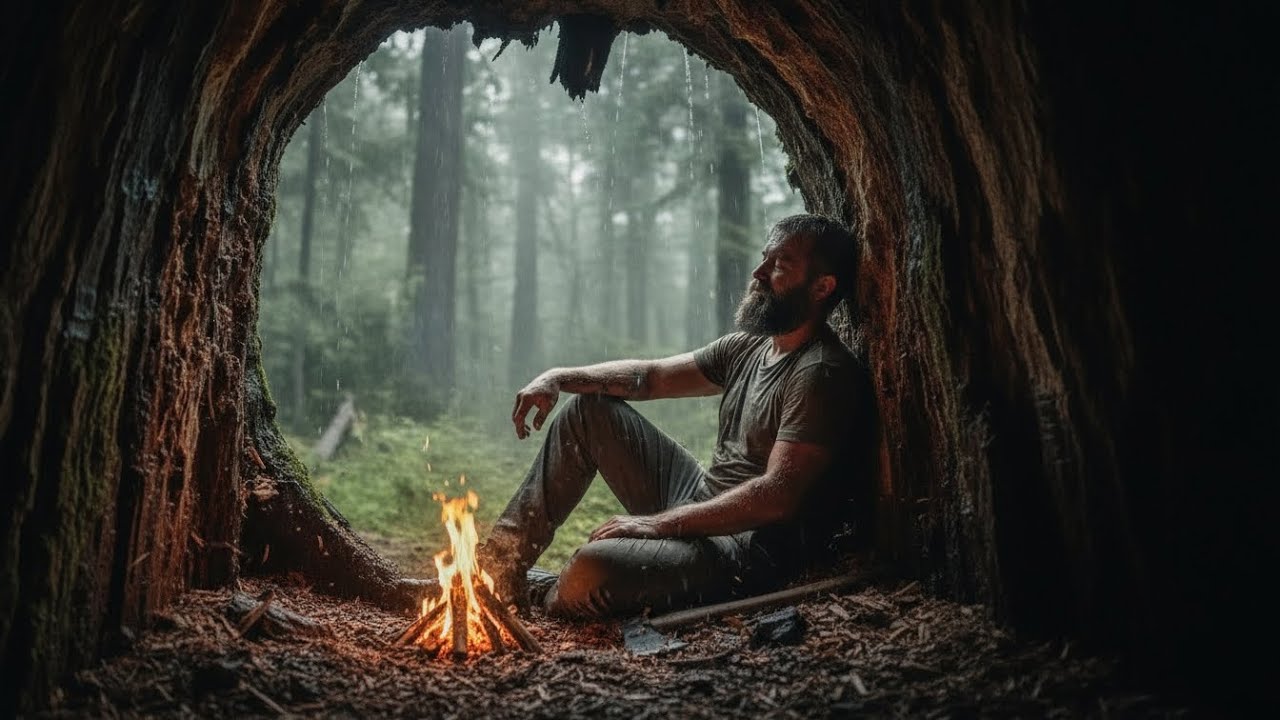 Hidden Life in the Forest 🌲 Building a Secret 