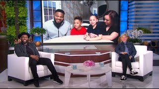 Ellen Rewards Inspiring Family Giving Back To Their Community