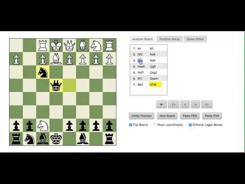 Counter attack against Italian game Fried liver attack #chess #chessg