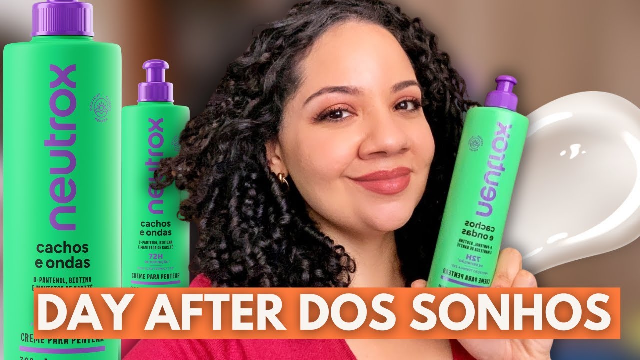 RESENHA CREME DE PENTEAR NEUTROX VERDE CACHOS E ONDAS | CACHEADA ECONÔMICA