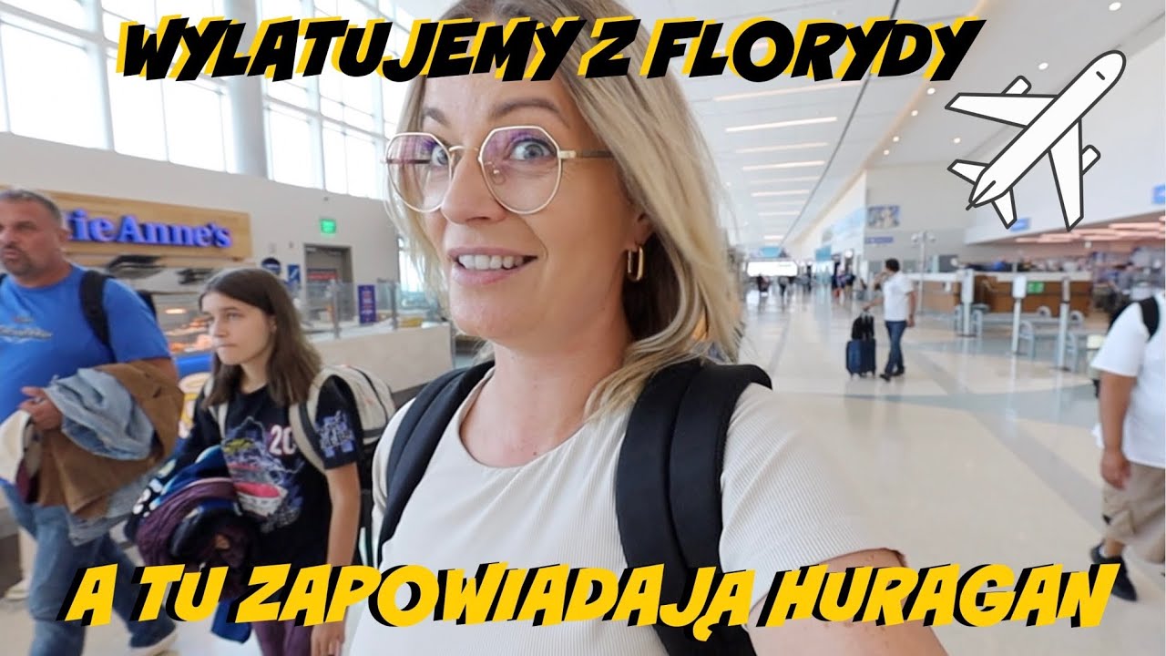 VLOGTOBER 4 WYLATUJEMY Z FLORYDY A TU ZAPOWIADAJĄ HURAGAN!!!