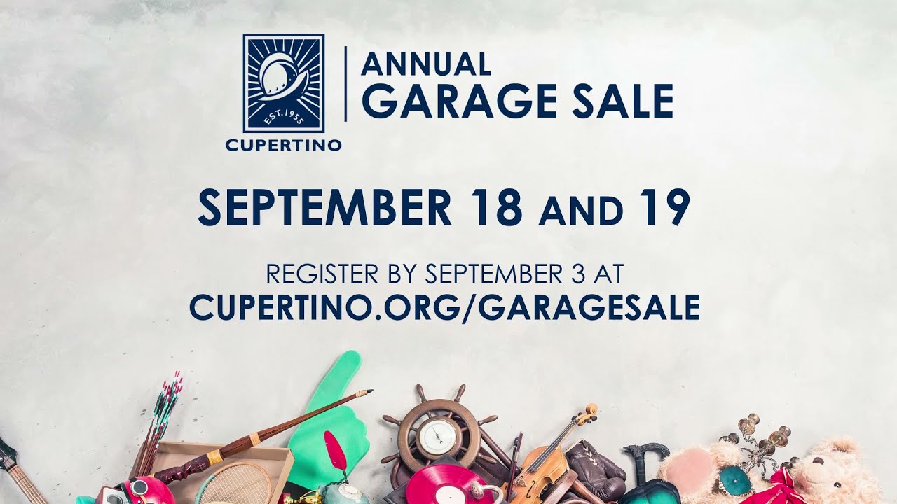 Cupertino's Citywide Annual Garage Sale is Back! YouTube