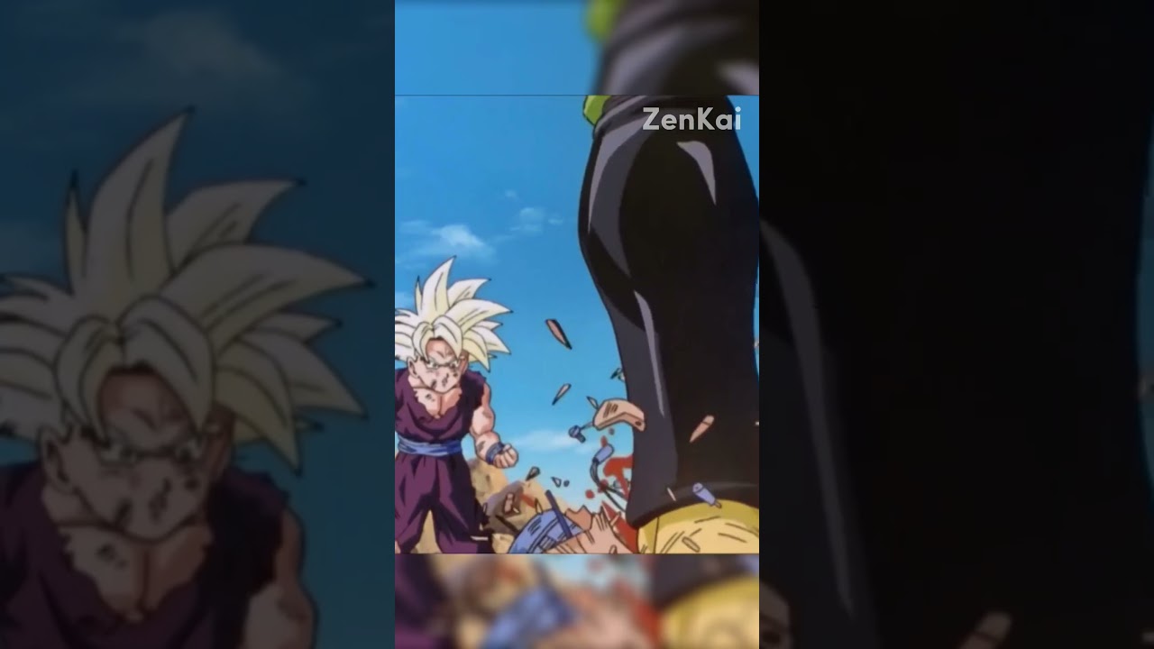 Cell kills android 16 and Gohan unleashed his rage