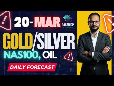 Video preview for GOLD Price Prediction TODAY | 20 March 2026 | #GOLD #USOIL #NASDAQ #silver. Forex Market Updates.