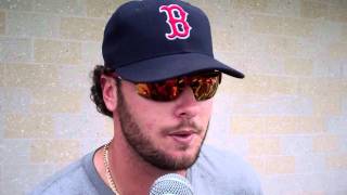 Jarrod Saltalamacchia on Tim Wakefield Red Sox.flv
