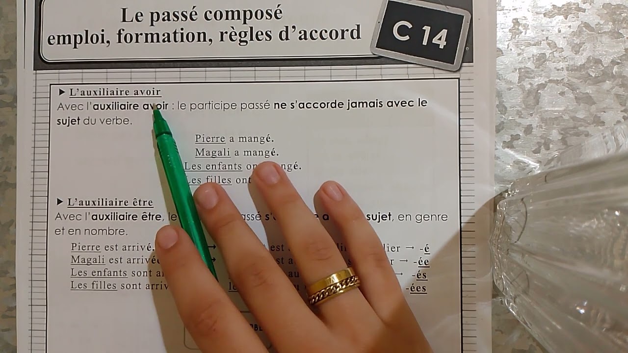 employer correctement le passé composé pour rapporter des faits 2ac matière français