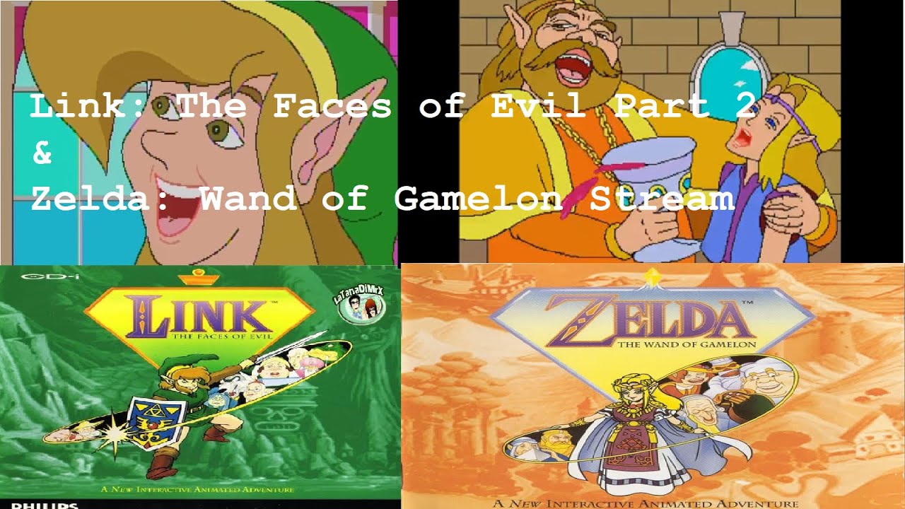 Link The Faces of Evil Par t2 & Zelda Wand of Gamelon Stream YouTube