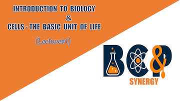 Biology Lecture#1(Introdution to biology, Cell- The basic Unit Of Life)
