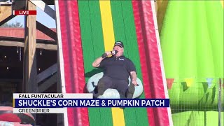 Davis Nolan's Fall Funtacular: Shuckle's Corn Maze and Pumpkin Patch