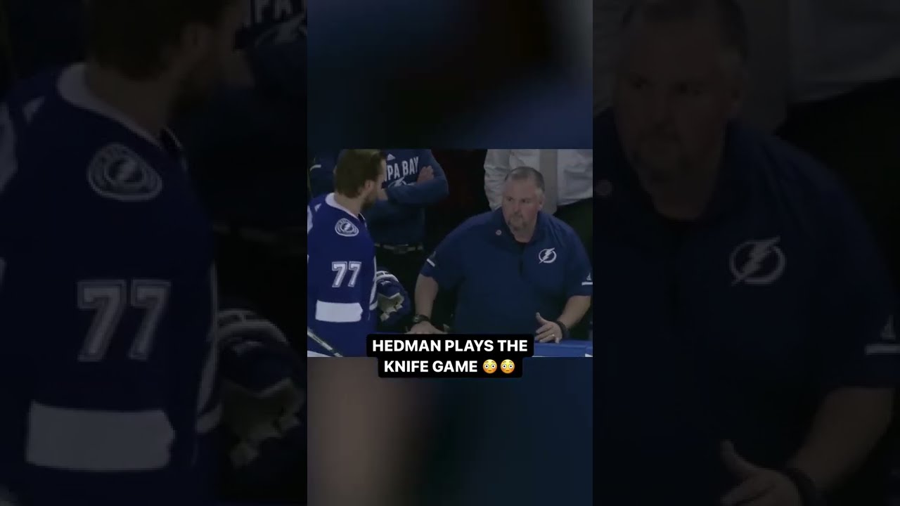 Victor Hedman and Tampa's equipment manager have a wild pre-game ritual -  Article - Bardown